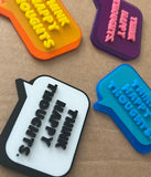Think Happy Thoughts Magnets