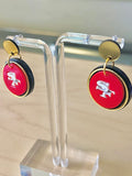 Custom NFL Fan Earrings