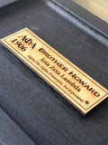 Fraternity Custom Wooden Greek Organization Name Badge