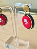 Custom NFL Fan Earrings