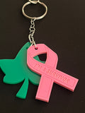 AKA Breast Cancer Keychain