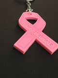 Pink Ribbon Keychains