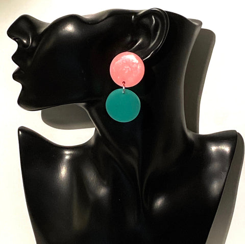 AKA Pink & Green double circles