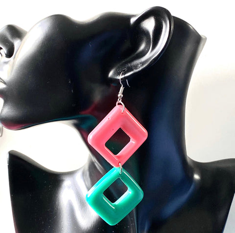 AKA Pink/Green Square Combo