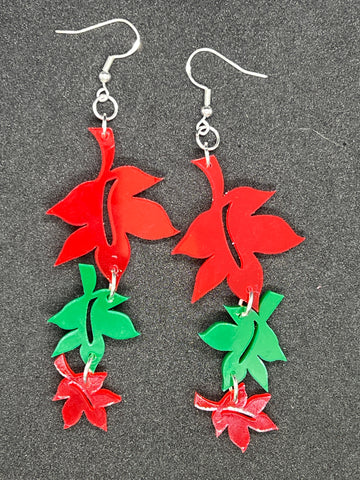 Christmas Falling Leaves