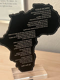 An African Elegy Poem - Tabletop Piece