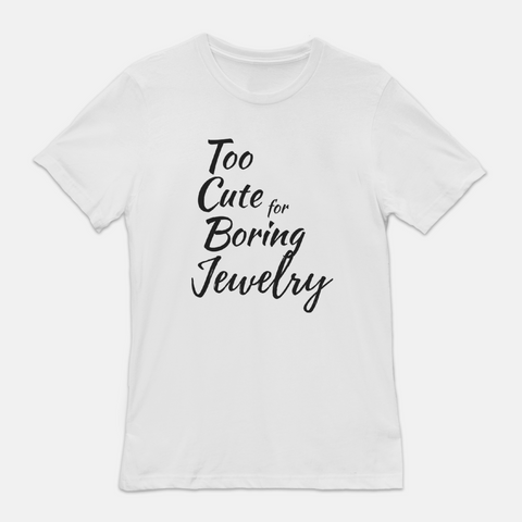 TCB Jewelry Word Logo Tee