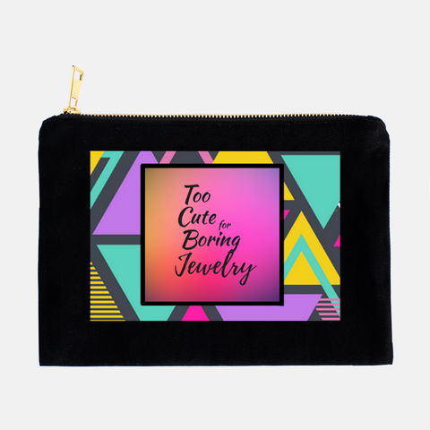 TCB Jewelry Logo Cosmetic Bag