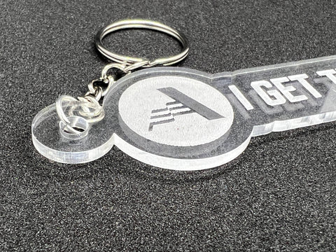 I Get Things Done - Clear Keychain