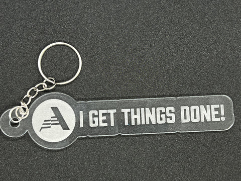 I Get Things Done - Clear Keychain