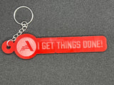 I Get Things Done - Red Keychain